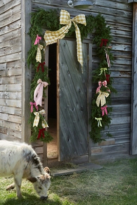 Gingham Bow Tree Topper | Anthropologie (US)