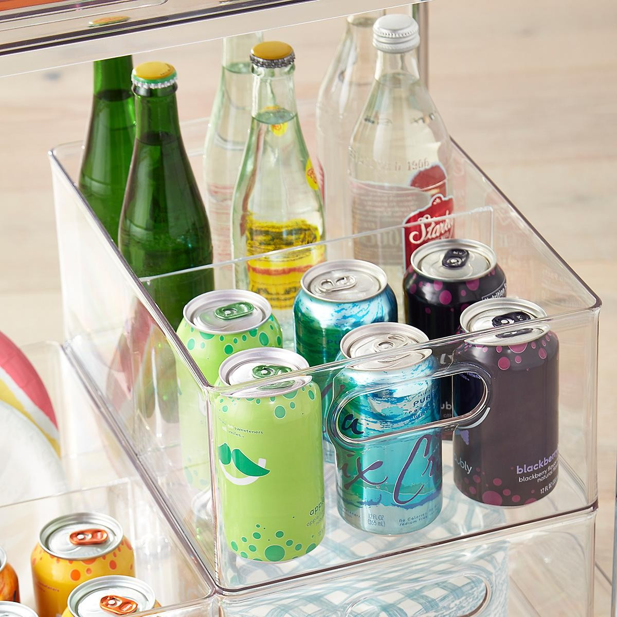 The Home Edit by iDesign All-Purpose Deep Bin with Divider | The Container Store