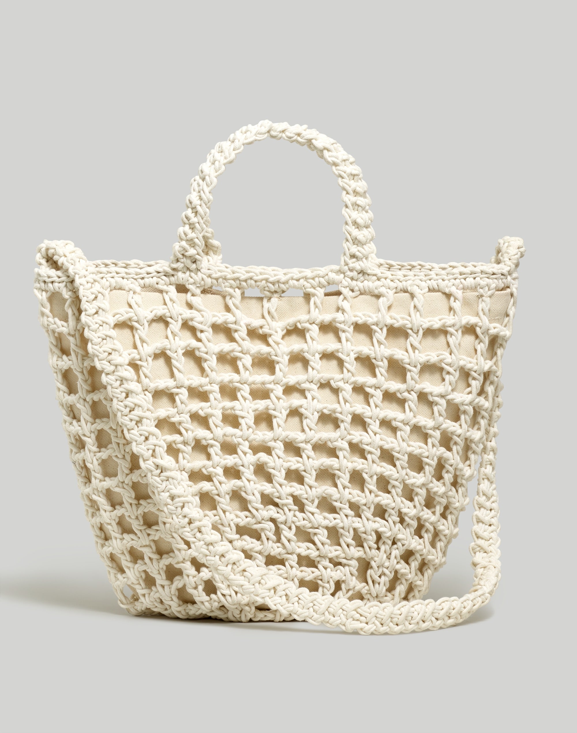 The Crocheted Shoulder Bag | Madewell