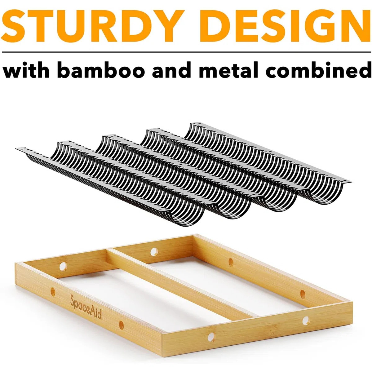 SpaceAid Coffee Pod Holder Drawer Organizer for Nespresso Vertuo Capsules – Bamboo Storage Tray... | Wayfair North America