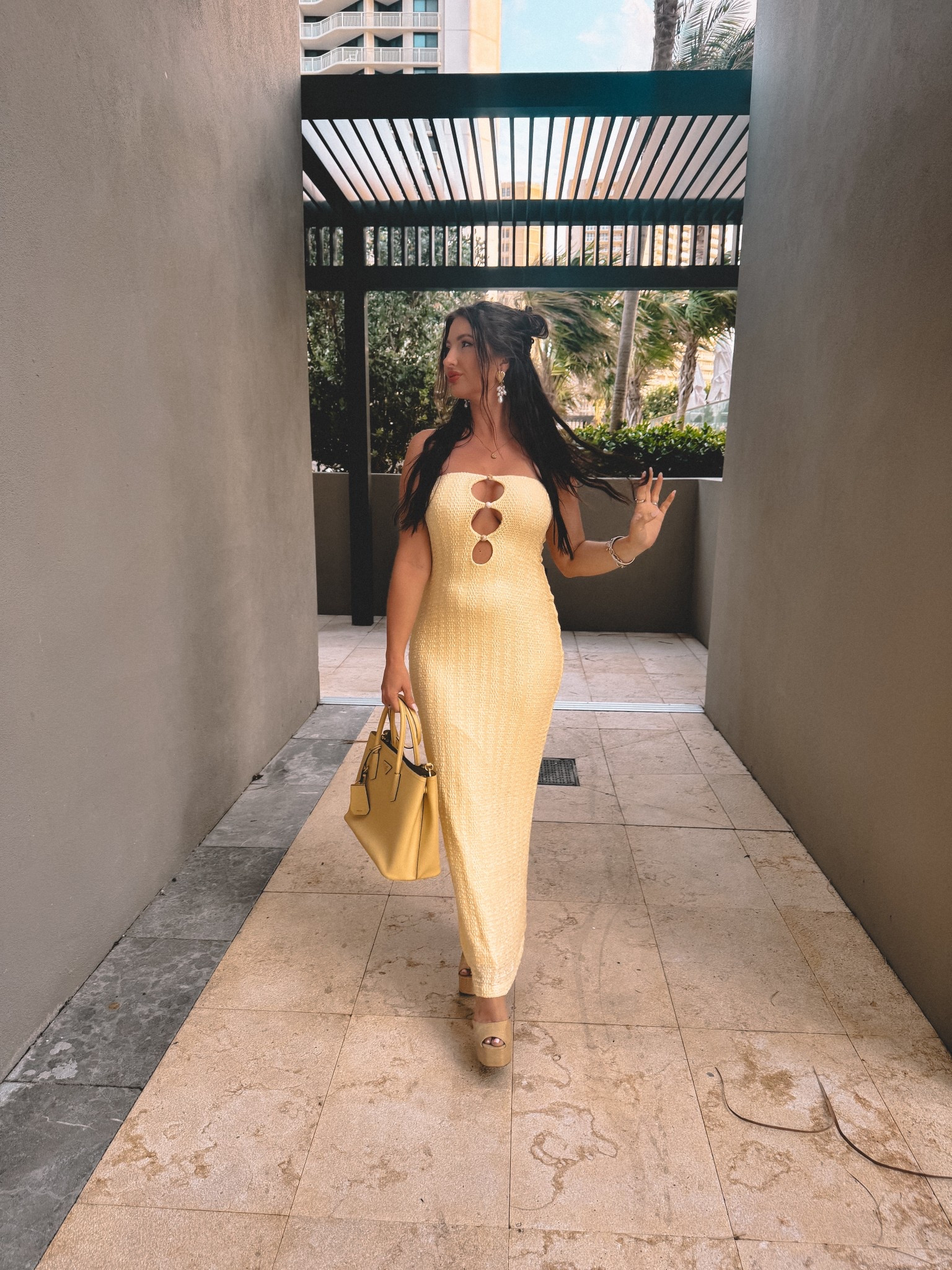 Butter yellow outfits, yellow dress, resort style, vacay outfits 

#LTKFestival #LTKTravel #LTKStyleTip