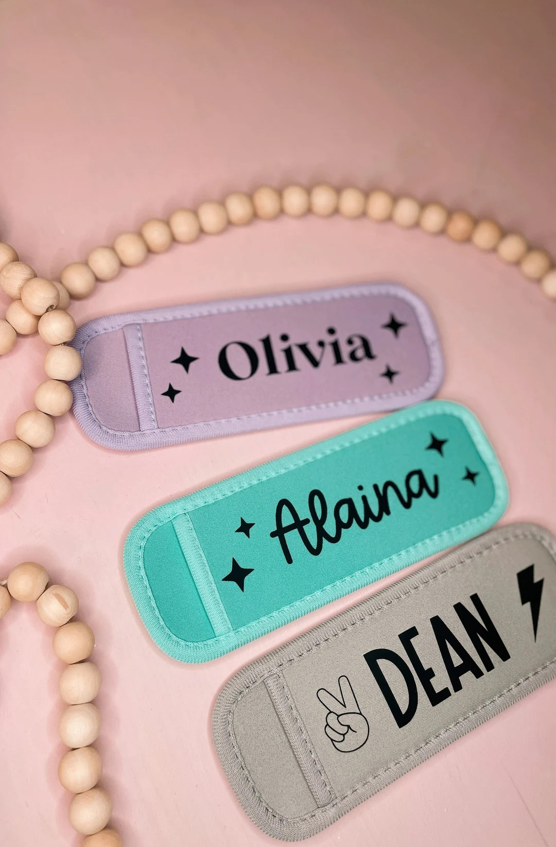 Personalized Ice Pop Holders Kids Popsicle Holders Mess Free Popsicle Holder Boho Kids Popsicle H... | Etsy (US)