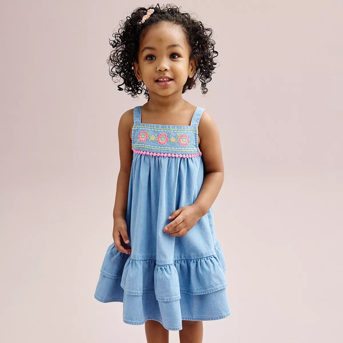 Baby & Toddler Girl Jumping Beans® Dropped Waist Tank Dress | Kohl's