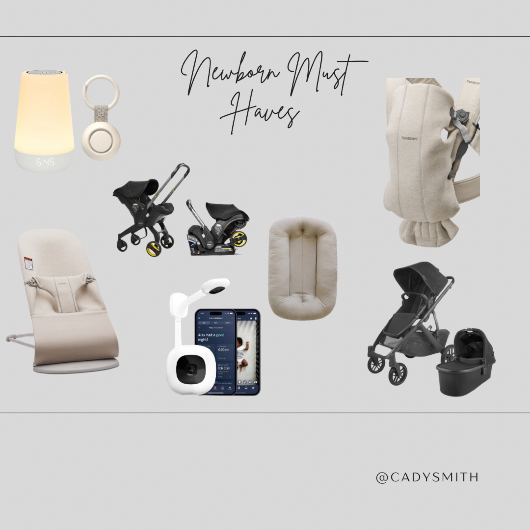 Newborn must haves. Baby registry must haves. Baby gear. Baby bjorn. Doona Car seat. 

#LTKBaby #LTKGiftGuide #LTKFamily
