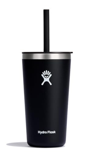 Hydro Flask 20 Oz All Around Tumbler Straw Lid Black | Amazon (US)