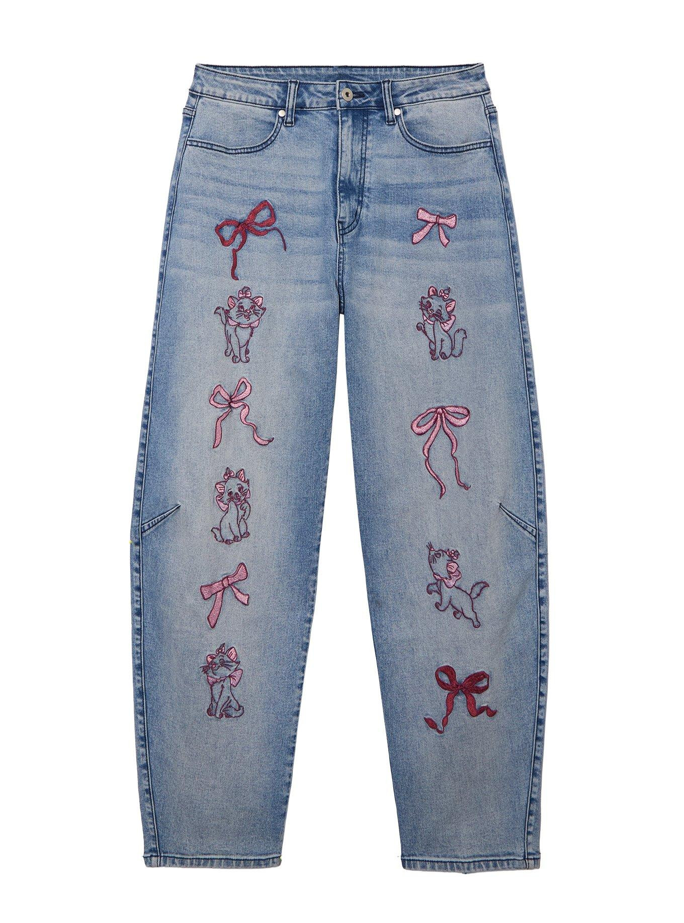 Disney The Aristocats Marie Women's Barrel Jeans - BoxLunch Exclusive | BoxLunch