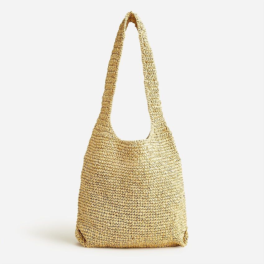 Raffia sack bag | J.Crew US