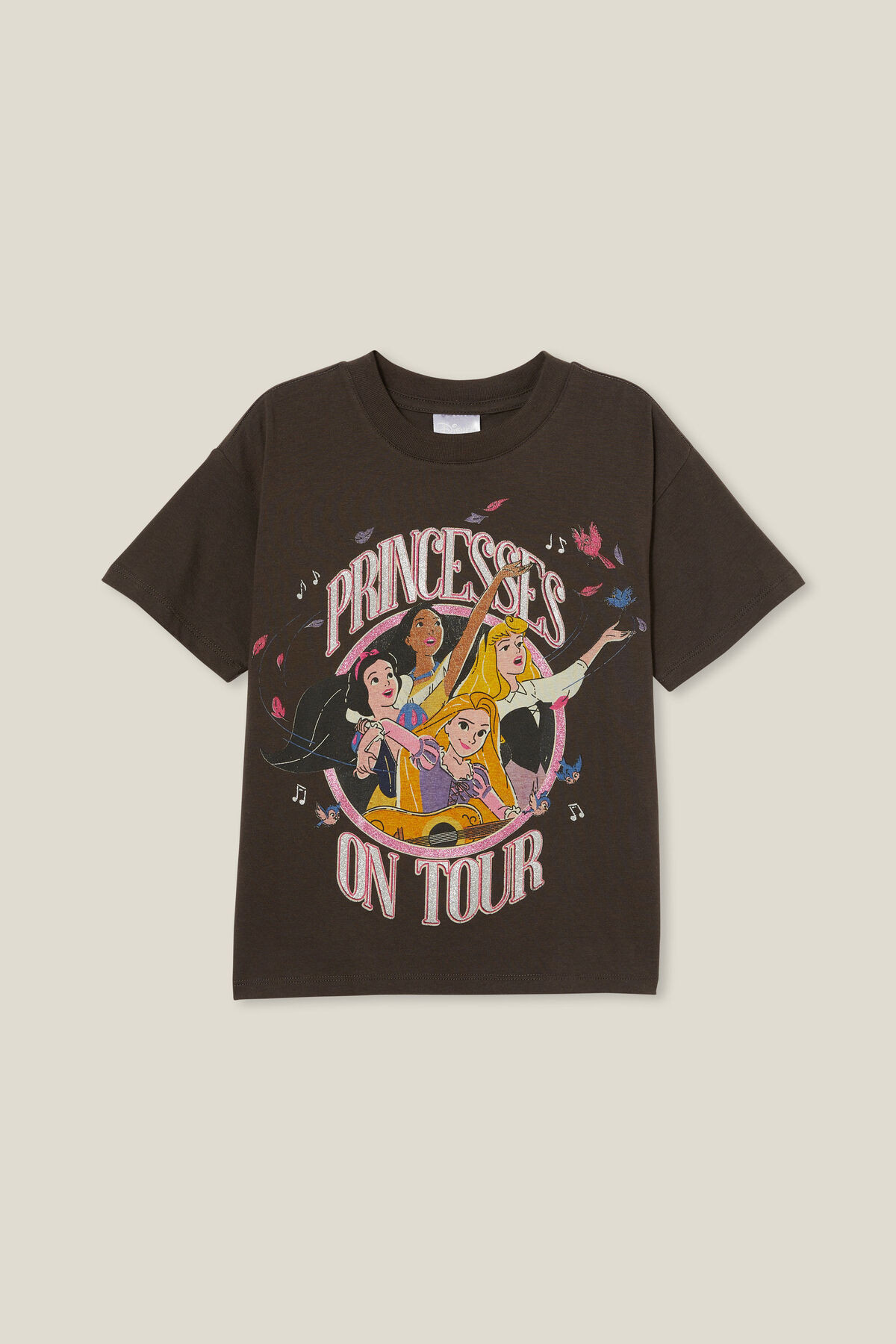 Disney Princess License Drop Shoulder Short Sleeve Tee | Cotton On (US)