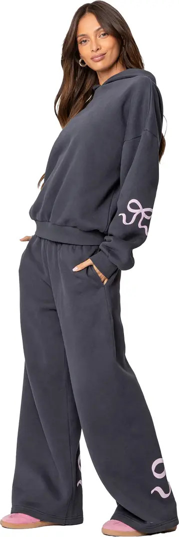 Bonney Bow Oversize Hoodie | Nordstrom