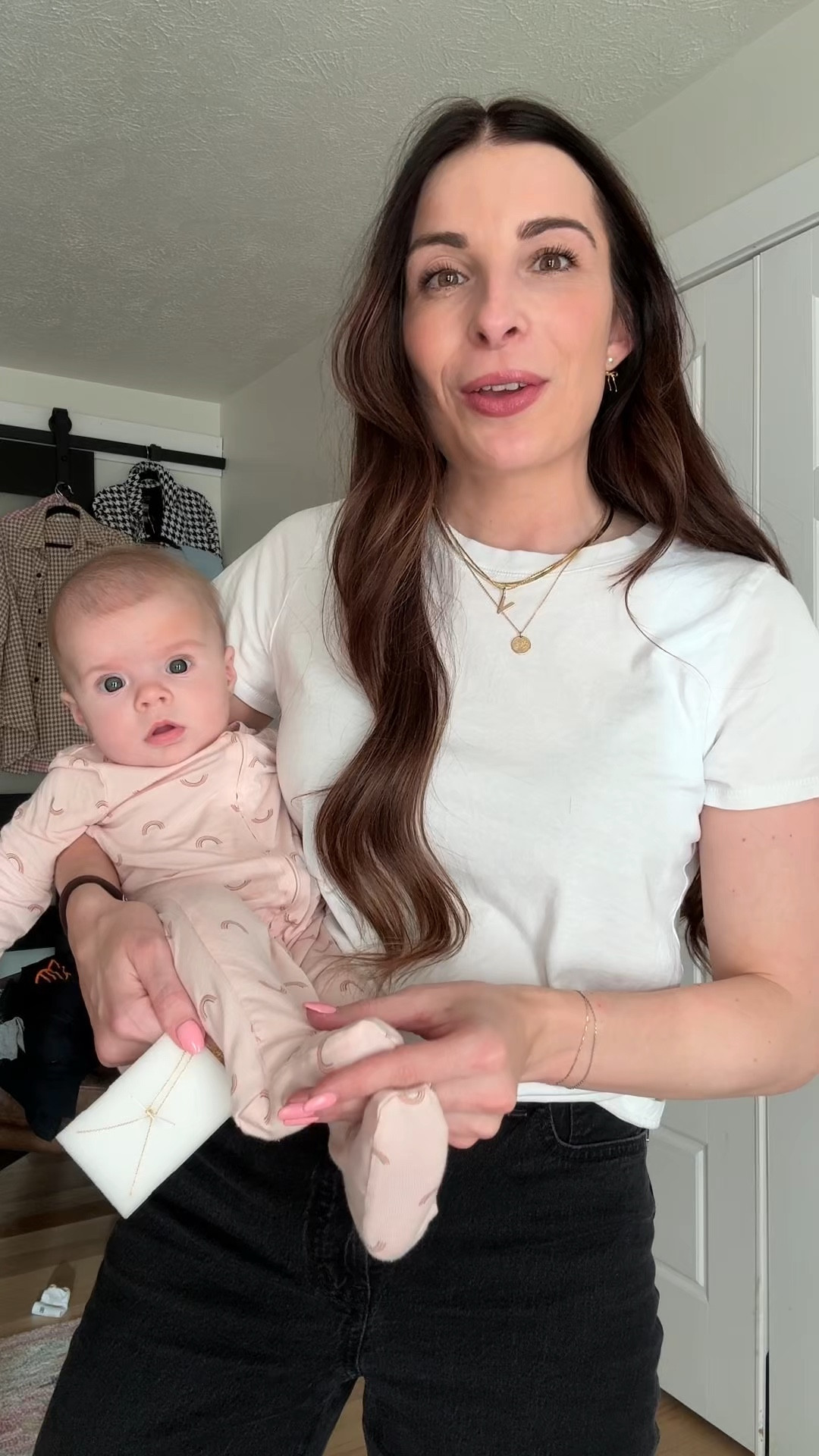 I wear these pieces every single day 🫶🏼 my necklace stack NEVER comes off and it doesn’t tarnish!

For the August birthstone ring, I got size 8 and it fits on so many of my fingers! 

Vivi’s is the 1/4” size disk and you can choose what to have stamped on it! My birth flower necklace is a 1/2” size disk!

Discount code: CHELSIE10 will take 10% off your purchase 🫶🏼

Mom and daughter jewelry, mama and mini jewelry, sentimental jewelry, postpartum gifts, Valentine’s Day gifts for moms, Mother’s Day gifts

#LTKWatchNow #LTKBaby #LTKFindsUnder50