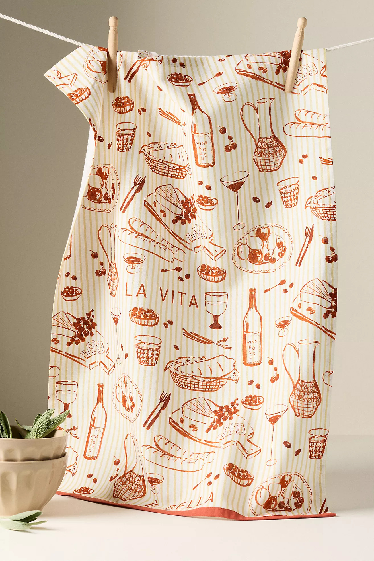 La Vita Dish Towel | Anthropologie (US)
