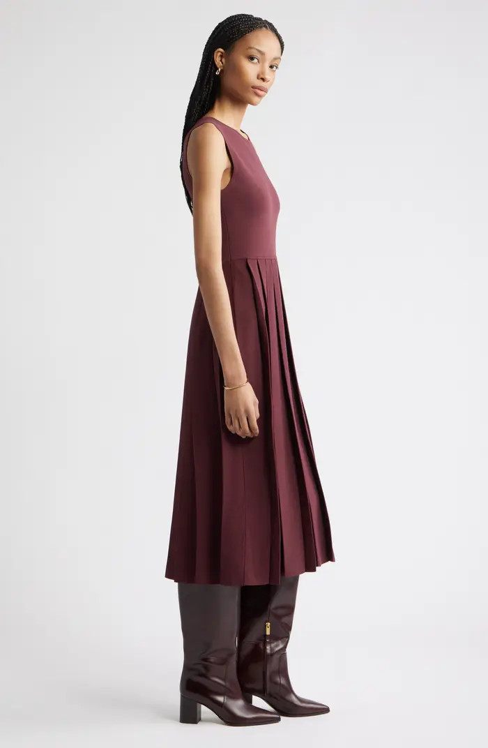 Sleeveless Pleated Sweater Dress | Nordstrom