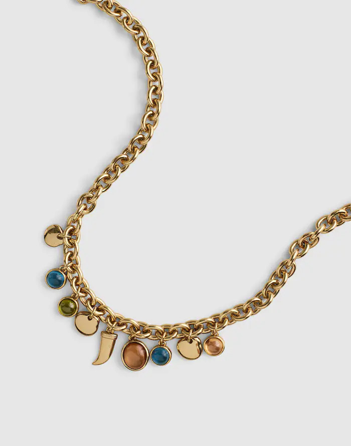 Chunky Oval Chain Charm Necklace | Madewell