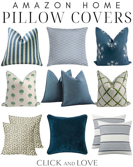 Amazon Pillow Cover Alert! These blue and green themed pillow covers are such a beautiful addition to any space. They add a fun pop of color and are versatile enough to be used in any room in my house. There are tons of different styles to choose from, and they elevate the look of every space!

pillow, pillow covers, accent pillow, throw pillow, velvet pillow, blue pillows, neutral pillows, patterned pillows, affordable decorative pillow, budget friendly pillow, bedroom, living room, guest room, seating area, modern style, traditional style, interior design, style tip, look for less, Amazon, Amazon home, Amazon must haves, Amazon finds, amazon favorites, Amazon home decor, Amazon furniture

#LTKhome #LTKfindsunder50 #LTKstyletip