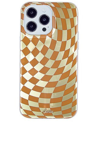 Magsafe Compatible iPhone 14 Pro Max Case in Checkmate Gold & Brown | Revolve Clothing (Global)
