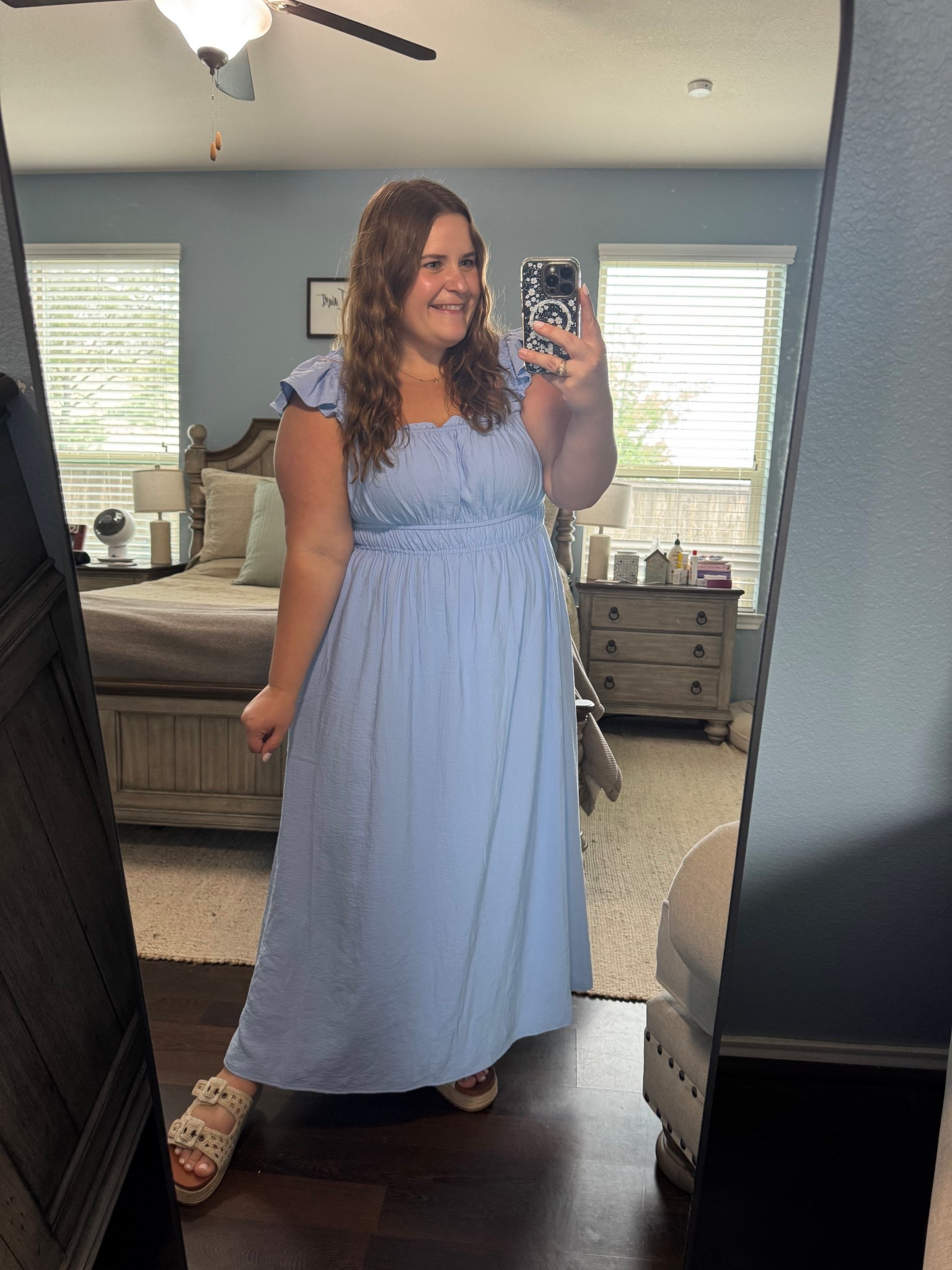This blue maxi dress from Target is EVERYTHING🤩 I’m 5’1 and a size 16. I’m wearing a large but an xl also fit.   

#LTKootd #LTKMidsize #LTKPlusSize