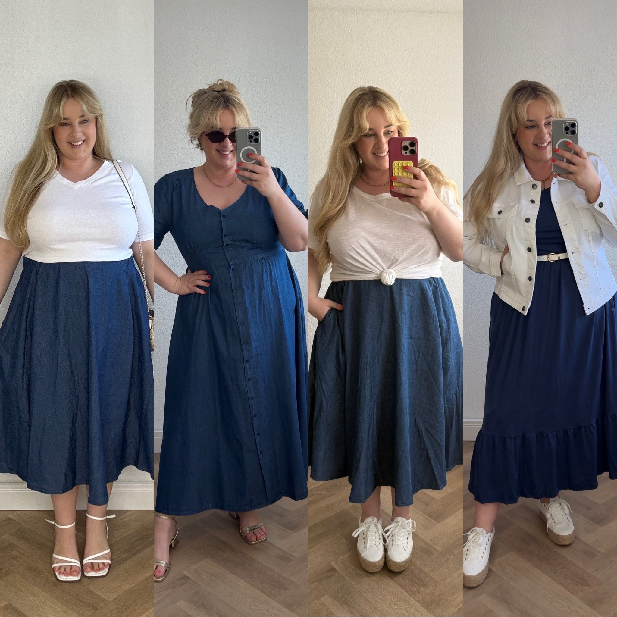 Blau / weiß ✨

Code: tropical15 
15% auf alles bei Bon Prix

in DE Webshop und App; nur einmalig je Kund*in einlösbar; gültig ab heute Mittag bis einschließlich Sonntag 10.5

#plussizefashion #denim #jeans #weiß #blau #kleid #röcke #sommer

#LTKsummer #LTKplussize #LTKstyletip