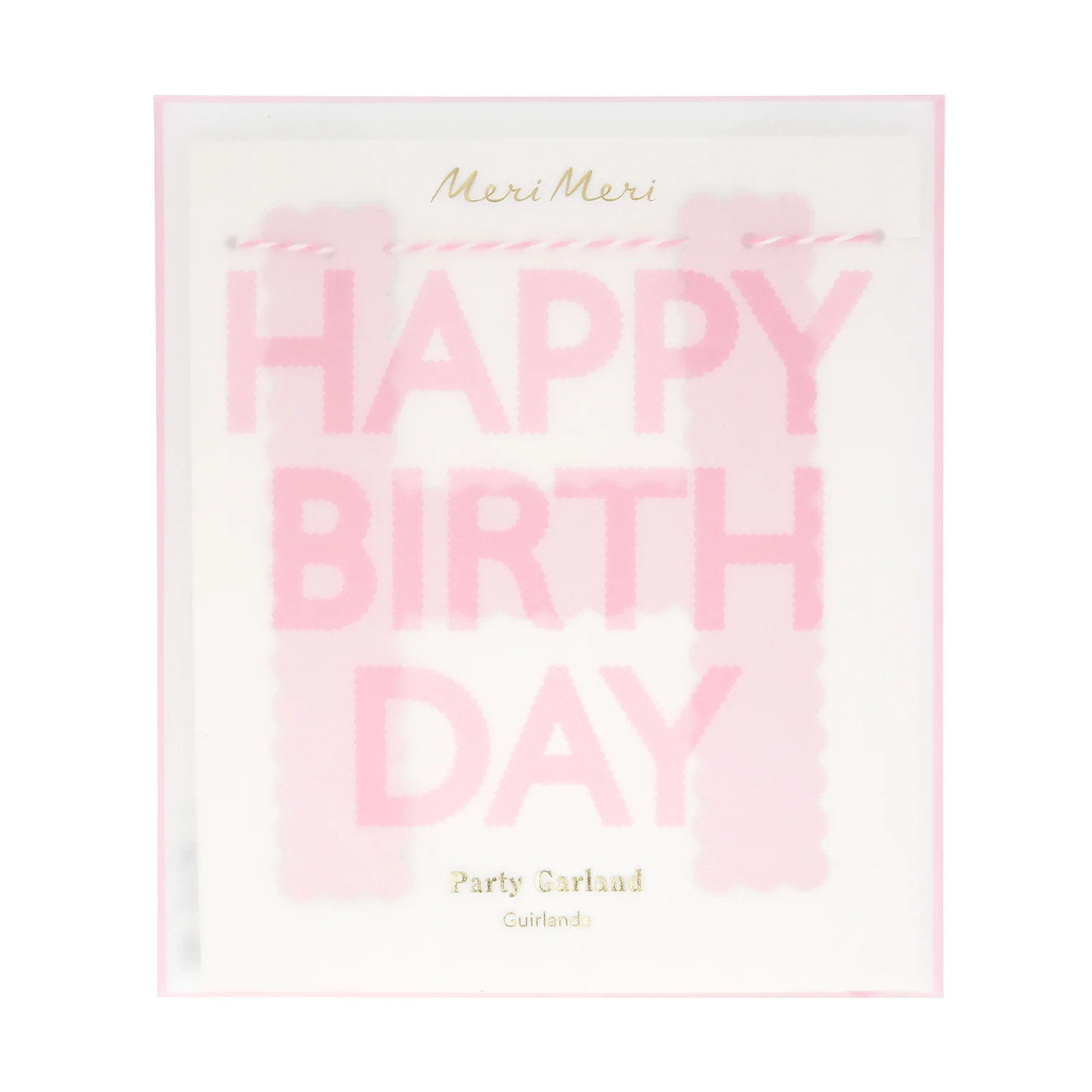 Pink Birthday Garland | Meri Meri