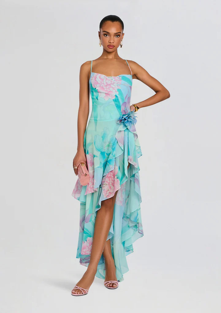 Samara Silk Chiffon Dress | Retrofete