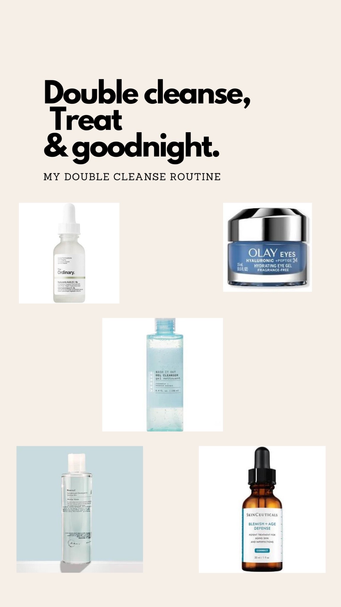 Your skin needs some your time, too. 
Take some time for yourself so you can get your beauty rest. Double cleanse, treat and deal easily with these products if you are acne prone, combination skin  

#LTKitbag #LTKbeauty