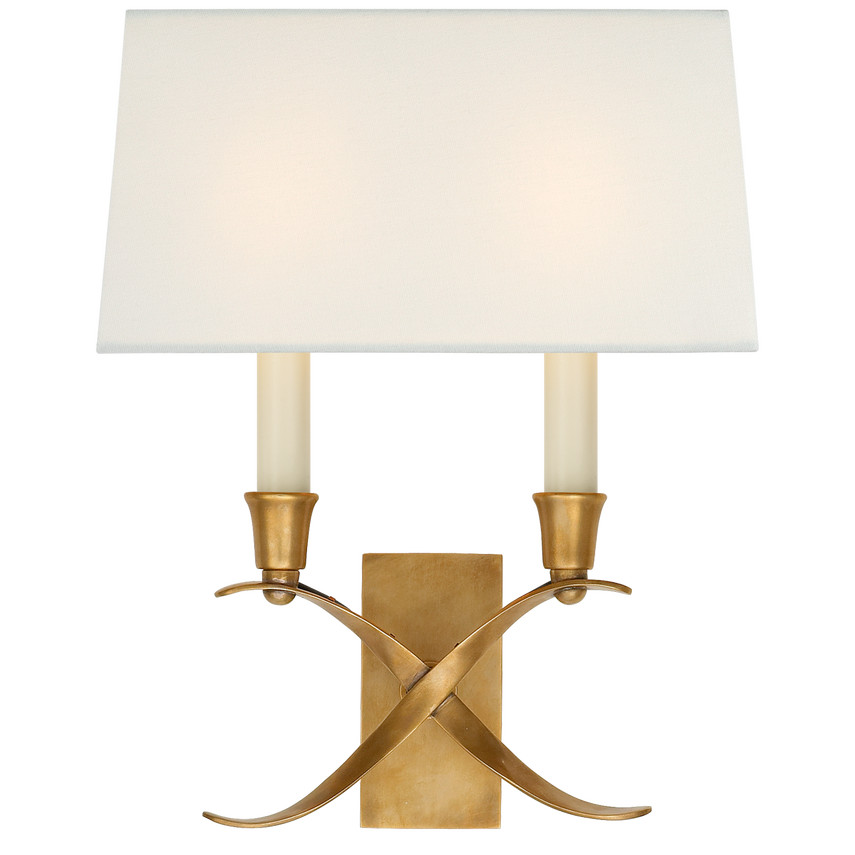Cross Bouillotte Small Sconce (Open Box) | Visual Comfort