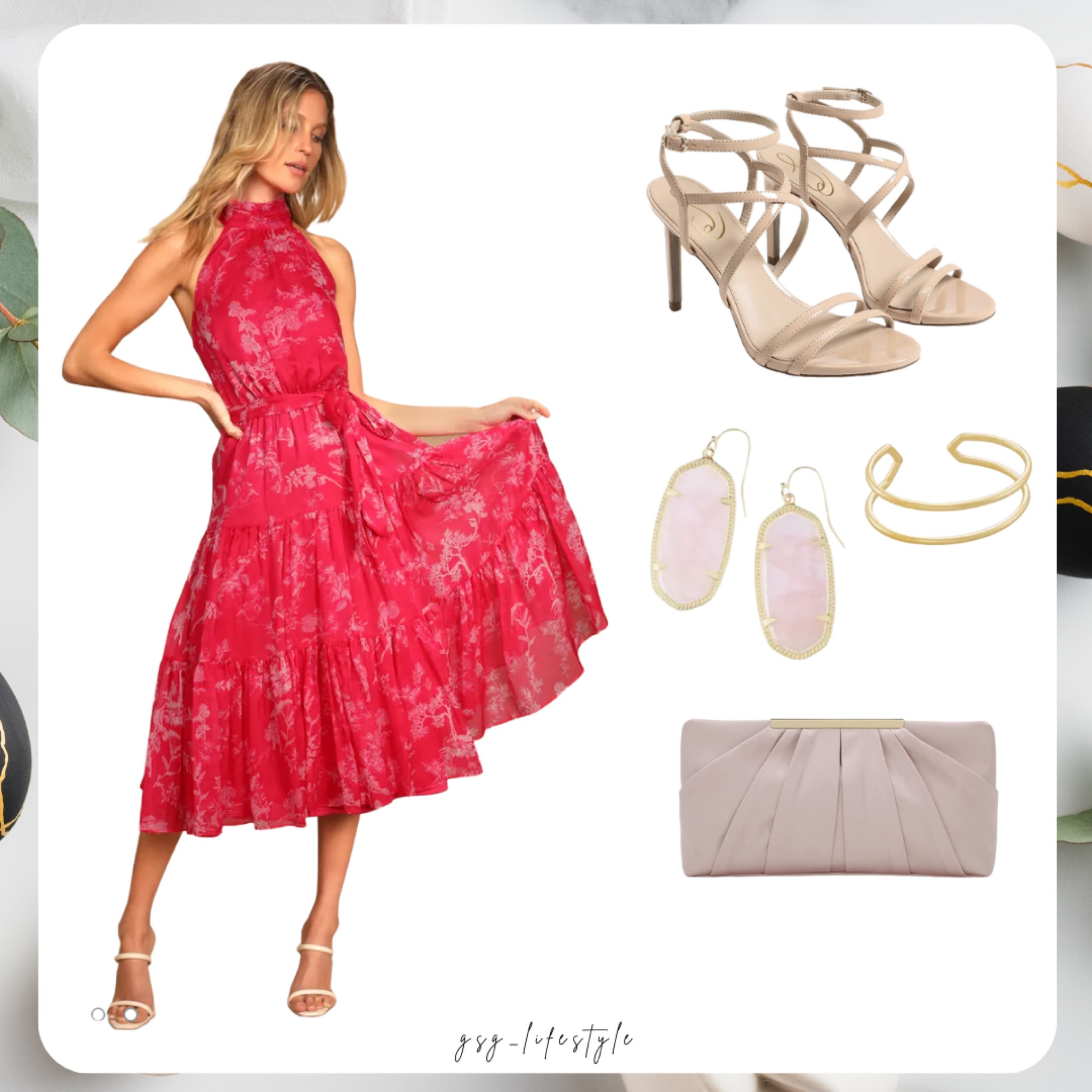 This whole outfit would be great for a formal wedding, graduation, bridal shower, and baby shower. Also works really well as an Easter dress.

#LTKSeasonal #LTKU #LTKwedding