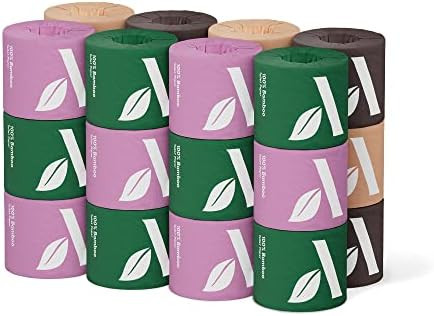Amazon Aware 100% Bamboo 3-Ply Toilet Paper, Unscented, 24 Rolls, FSC Certified, 350 Sheets, 8400... | Amazon (US)