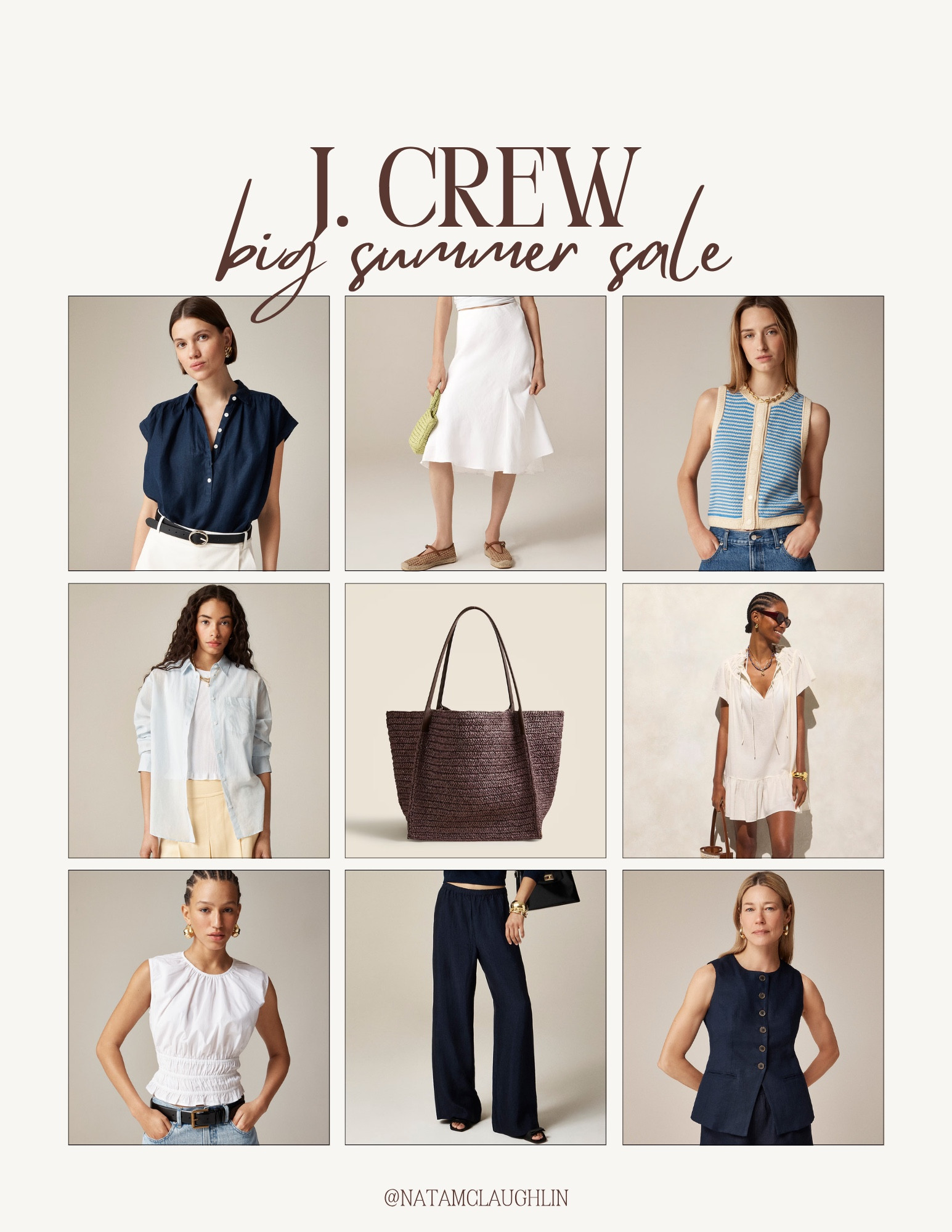 Classic pieces on sale at J. Crew. These are great summer wardrobe staples  

#LTKFindsUnder100 #LTKStyleTip #LTKSaleAlert