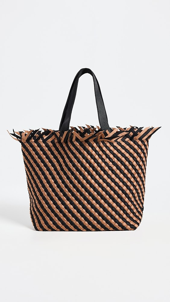 Naghedi Havana Medium Tote Striped | Shopbop | Shopbop