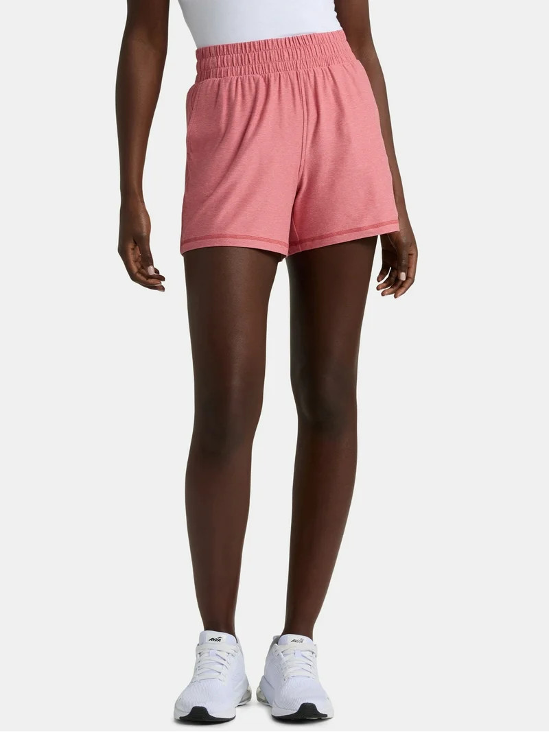 Athletic Works Women's and Women’s Plus ButterCore Soft Performance Gym Shorts, Available in 1,... | Walmart (US)