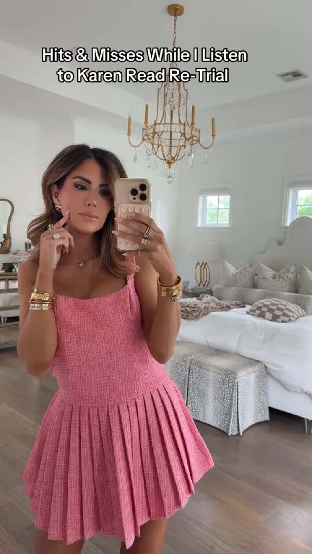 Wearing a size small but need a size medium! 
Hit & misses while I listen to Karen Read Re-Trail. Some of my misses have potential though!

Spring dress, pink, fashion, Emily Ann Gemma

#LTKStyleTip #LTKSeasonal