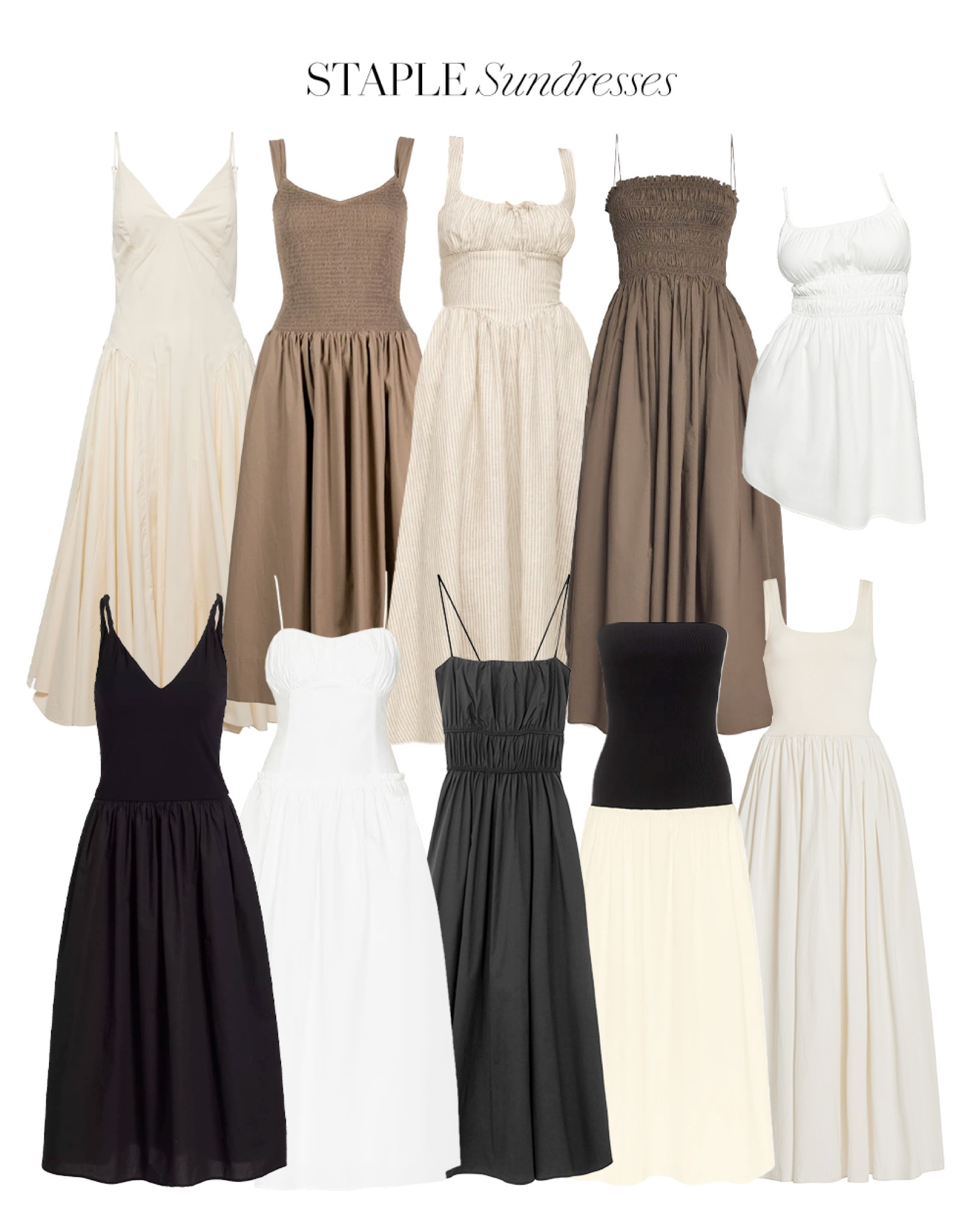 Staple Sundresses for Summer 🤎 

#LTKStyleTip #LTKSeasonal