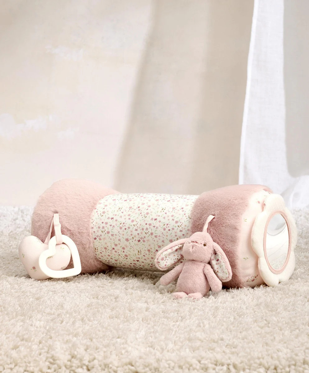 Tummy Time Roll - Welcome to the World Pink | Mamas & Papas