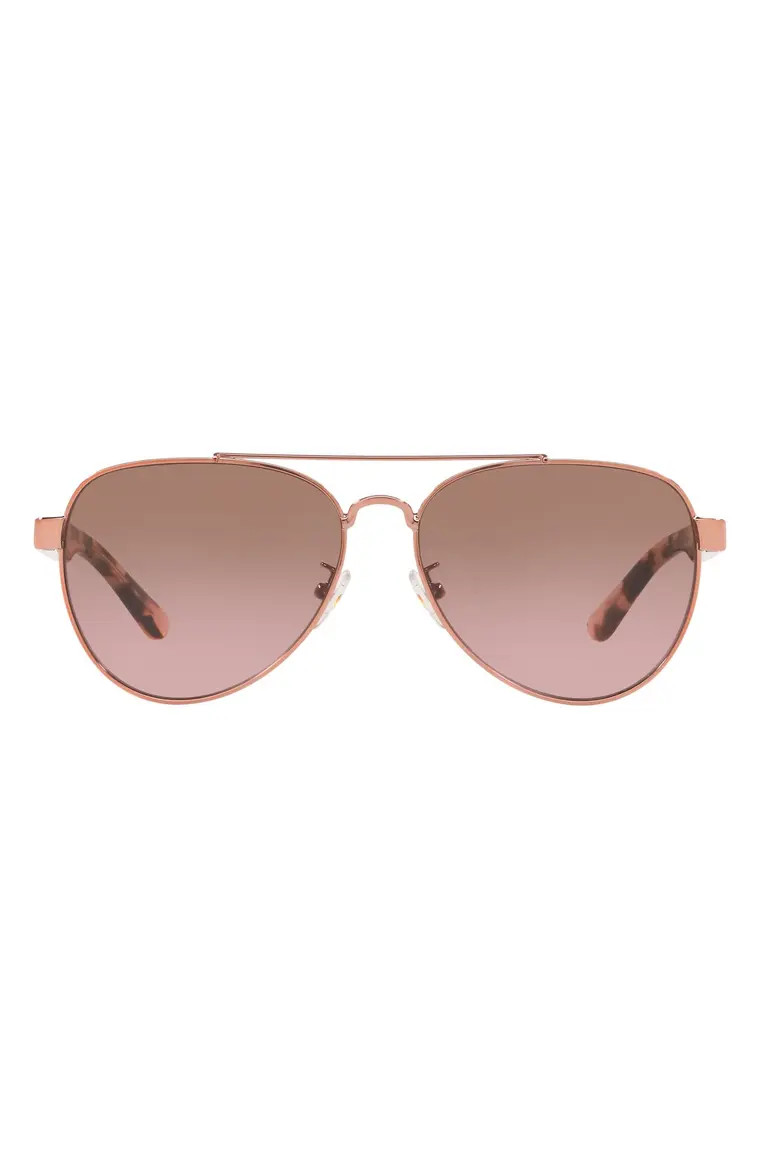 57mm Aviator Sunglasses | Nordstrom