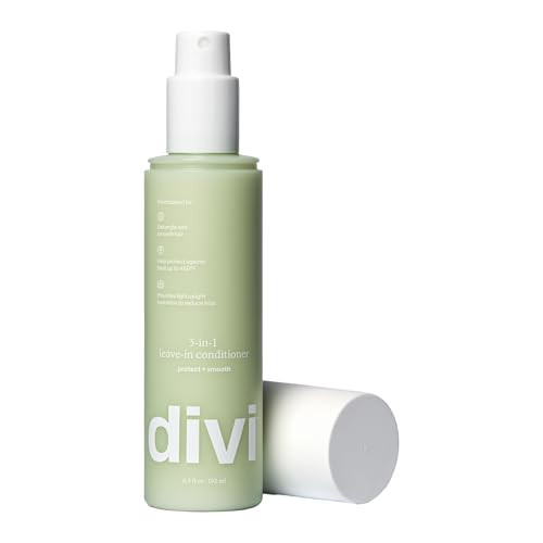 Divi 3-in-1 Leave-In Conditioner Spray - Detangler & Heat Protectant for Frizz Control & Shine, Lightweight Moisturizer - For All Hair Types - 6.5 Fl Oz | Amazon (US)