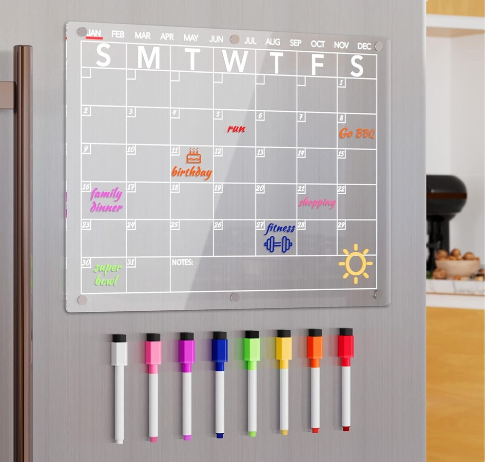 It’s the new year and time to be organized!! This calendar has been SOOOO helpful for us! Plus I love how it looks on our fridge. 

#LTKFindsUnder50 #LTKHome #LTKStyleTip