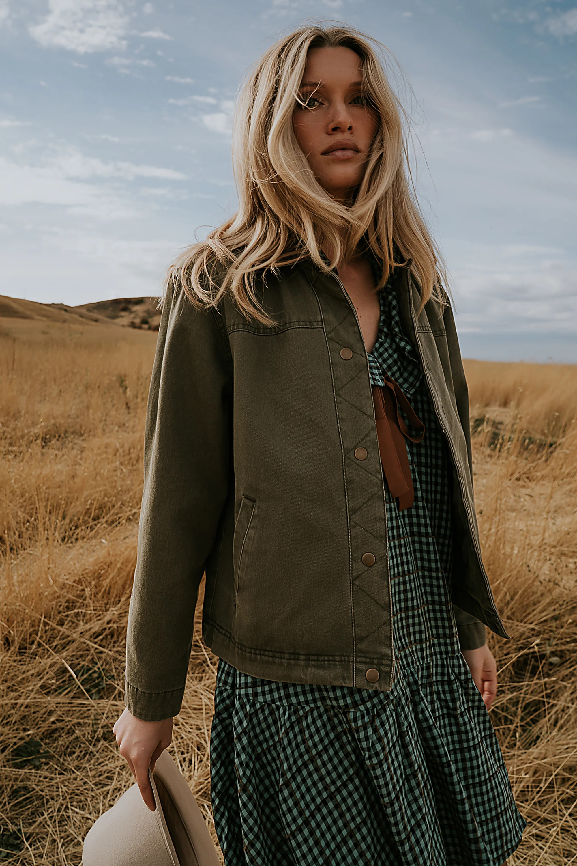 Roman Chore Jacket in Olive | Böhme US