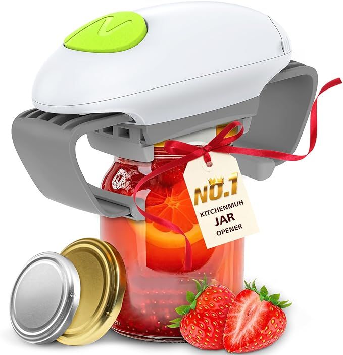 Electric Jar Opener, Restaurant Automatic Jar Opener for Seniors with Arthritis, Weak Hands, Bott... | Amazon (US)