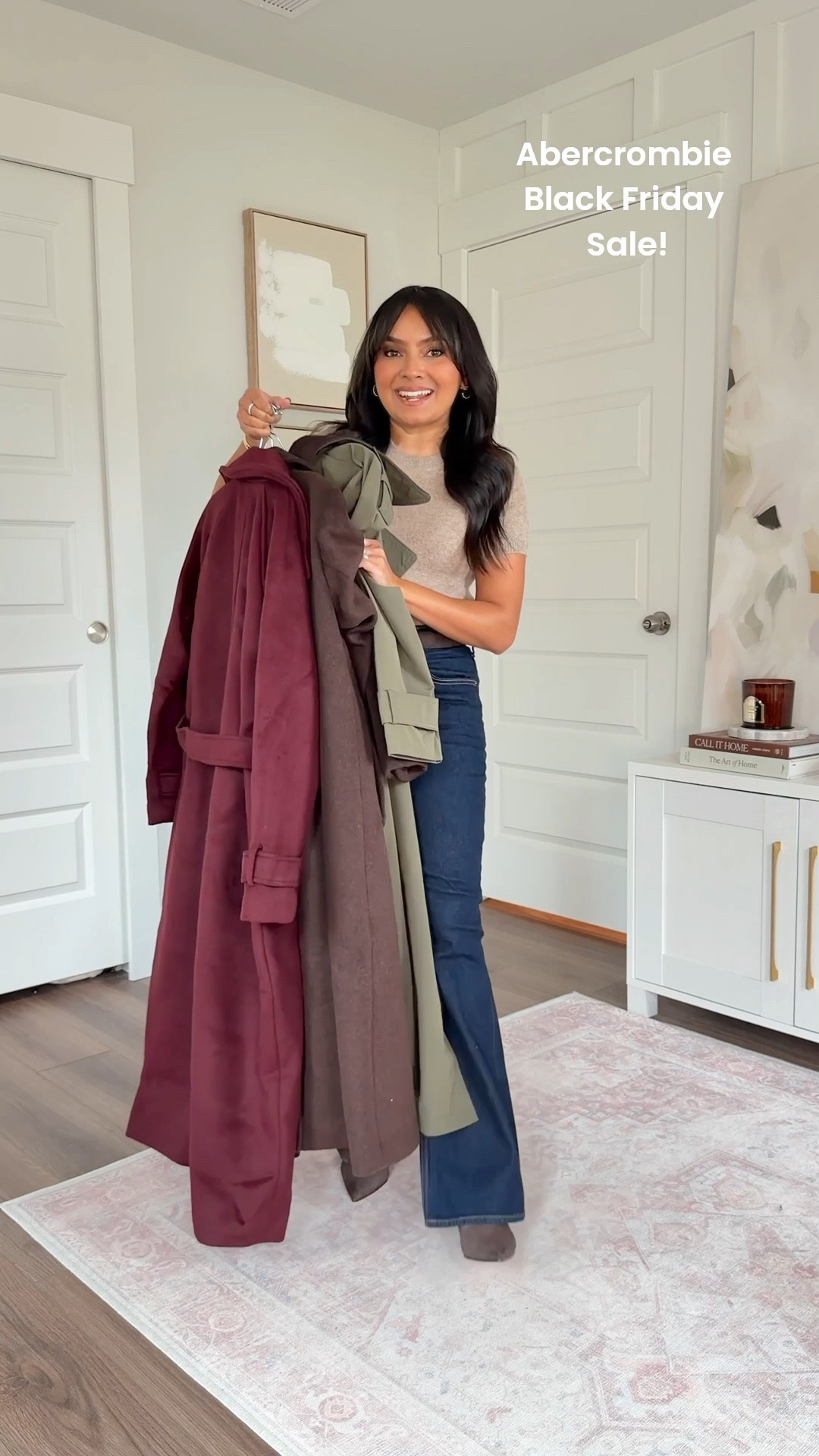 Use code CYBERAF for an extra 15% off! 

For reference: I’m 5’0, 32b bra size, and 2/26 in bottoms, pear shaped. 
*Everything I share is unaltered! TTS means true to size.

Camel coat size xs petite TTS
Red wine burgundy coat size xs petite
Dark coffee brown coast size xs petite TTS
Olive green grape leaf trench coast size xs petite TTS
Dark coffee brown bubble hem jacket size xs petite TTS
Light brown sweater size xxs TTS
Dark rinse mid rise bootcut jeans size 26 short TTS
Dark brown boots size 5.5 TTS
Dark brown belt size 27”-31” TTS 



fall coats
fall jackets
petite fall coats
petite fall jackets
petite outerwear
petite style
fall outfit ideas
coat trends 2025
jacket trends 2025
chic fall coats
neutral fall jackets
elevated fall style
petite fashion
affordable fall fashion
classic fall coats
classic fall jackets
everyday fall outfits
fall capsule wardrobe
petite friendly coats
petite friendly jackets




#LTKStyleTip 



#LTKSaleAlert #LTKGiftGuide #LTKPetite