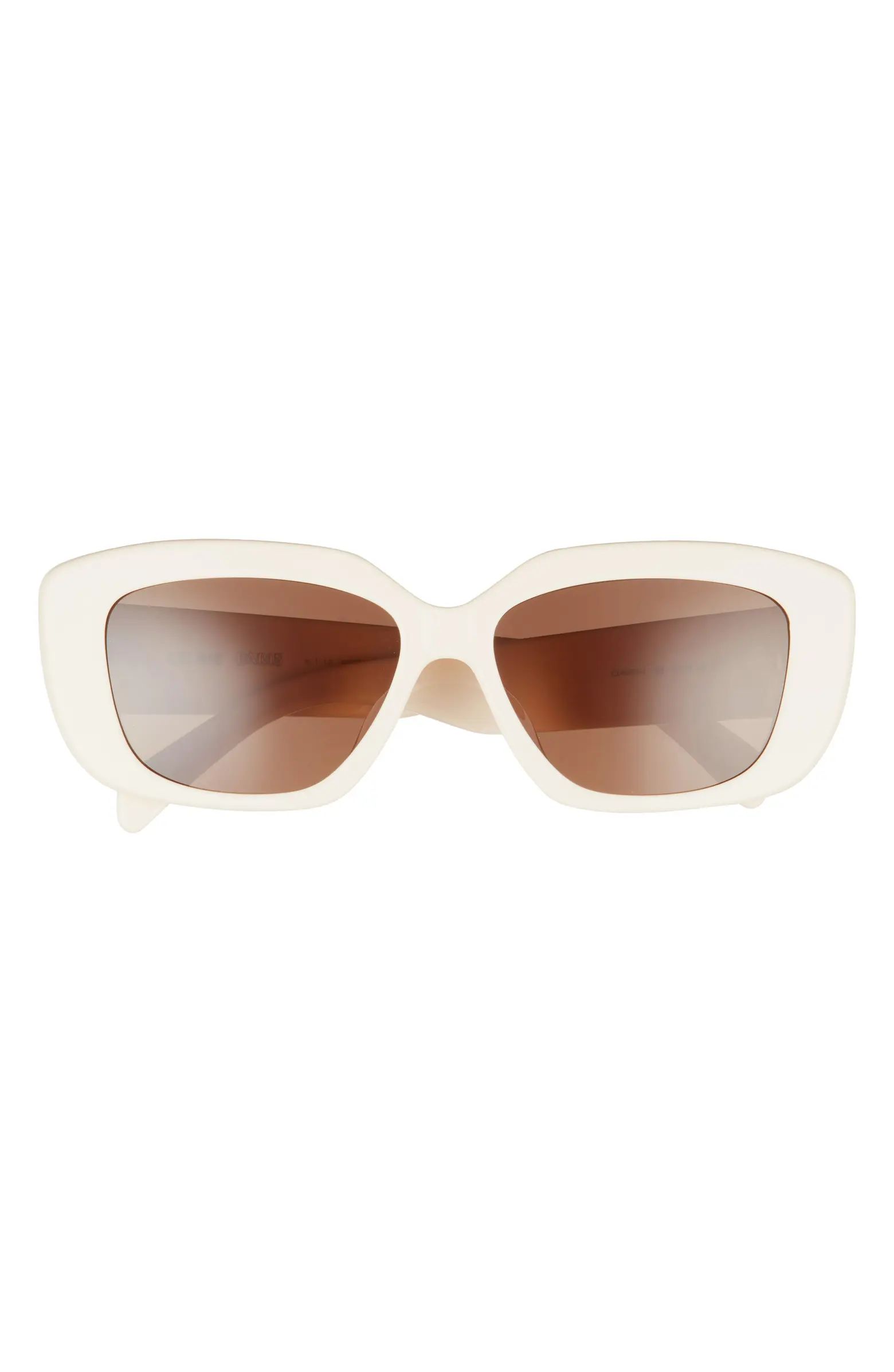 Triomphe 55mm Rectangular Sunglasses | Nordstrom