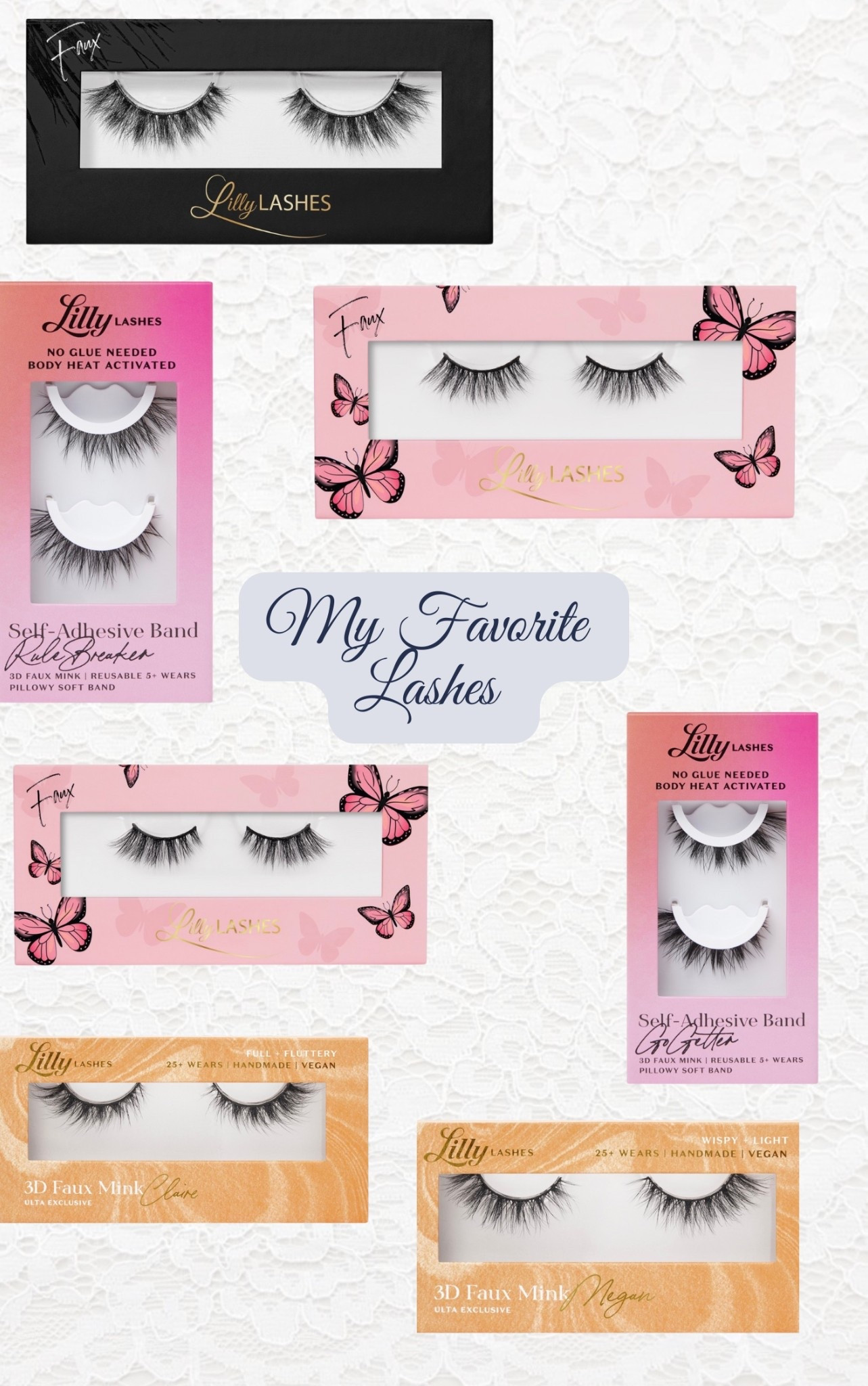 These have been some of my most favorite lashes! The vertical ones are self adhesive. 

#LTKBeauty