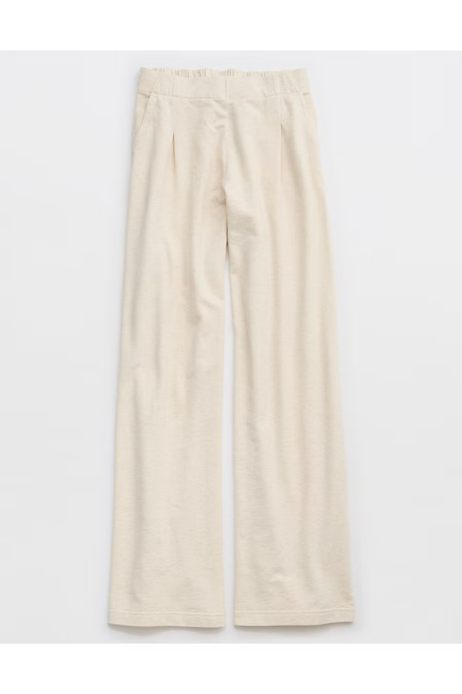 Aerie Lightweight New Heights Fleece Trouser Women's Heather Frost L | American Eagle Outfitters (US & CA)