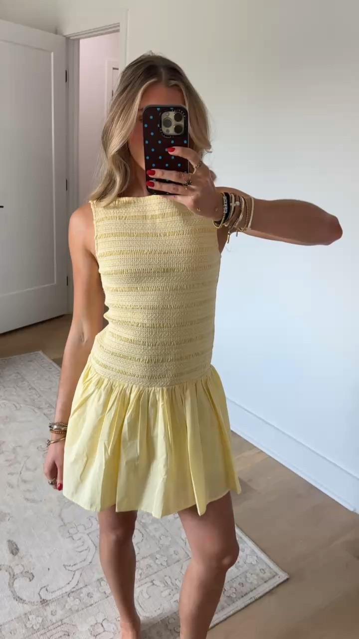 @abercrombie size xs A&F Sydney Smocked Slash Skort

Flattering mini skort in our soft poplin fabric and fit-and-flare silhouette. Features a dropped waist with a flowy skirt, a slash neckline, smocked bodice and built-in shorts

#LTKootd #LTKSaleAlert #LTKSeasonal