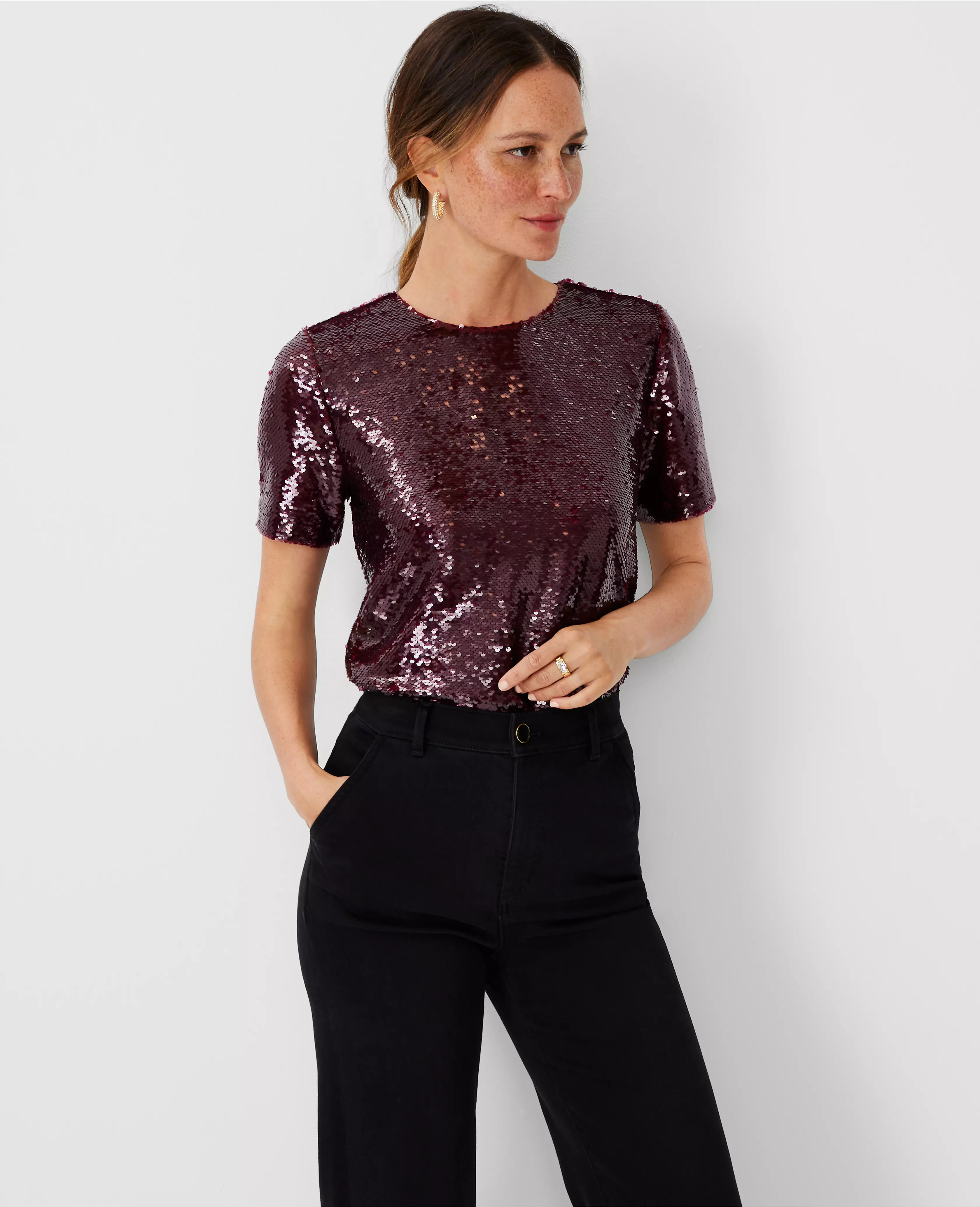 Sequin Tee | Ann Taylor (US)