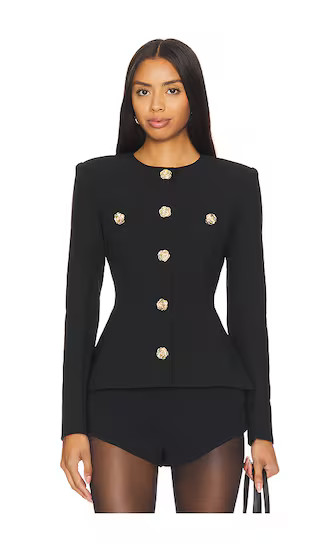 Brooke Jacket in Black | Revolve Clothing (Global)