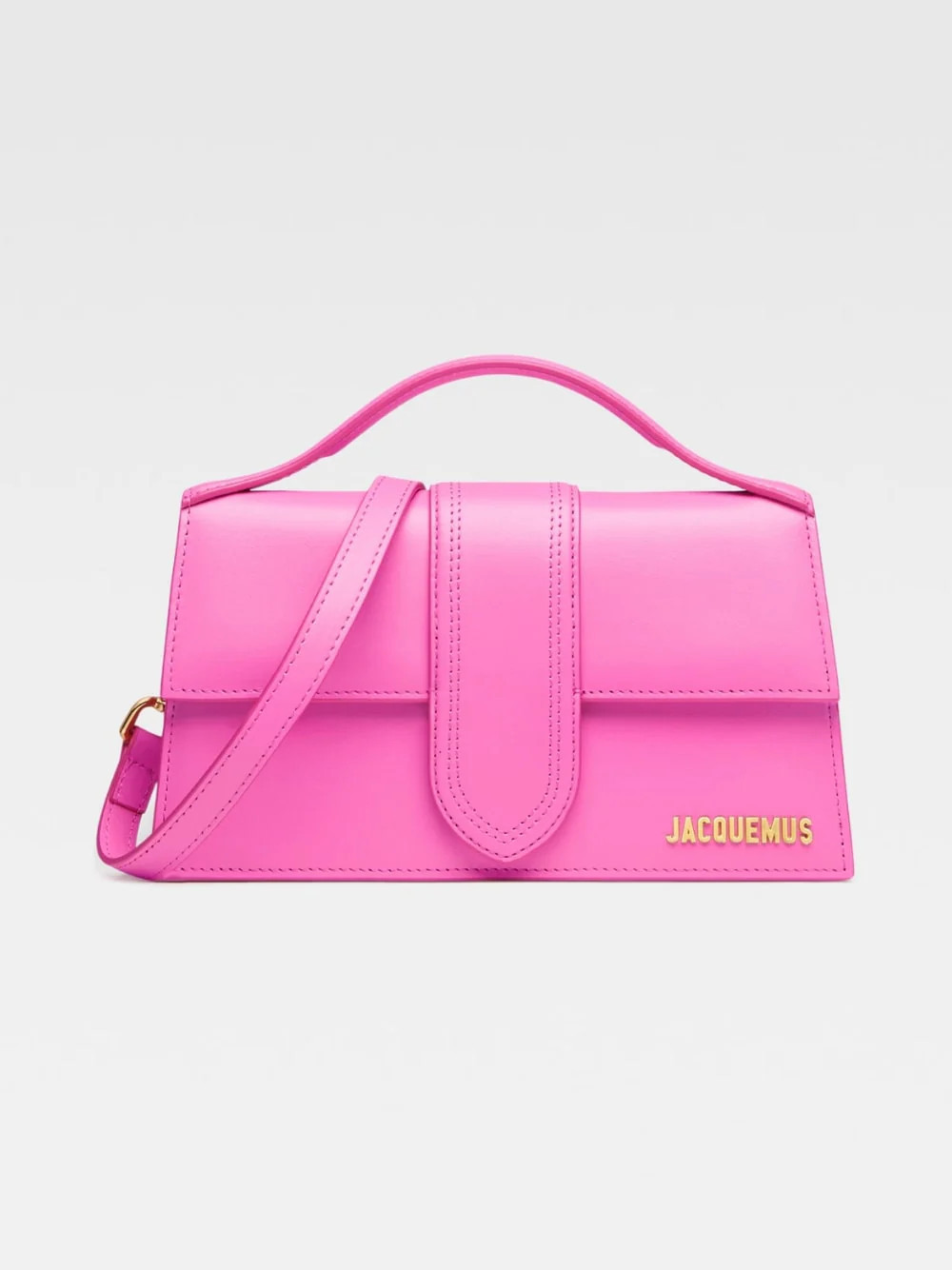 Jacquemus Neon Leather Le Grand Bambino Women's Handbag | Shop Simon