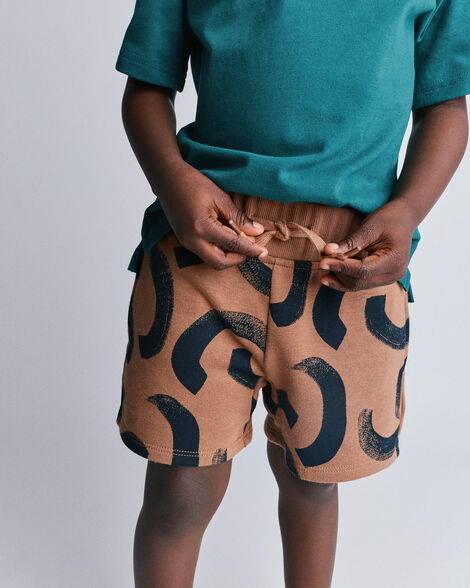 Toddler City Park\u2122 Shorts in Abstract Print - Brown | Carter's Inc