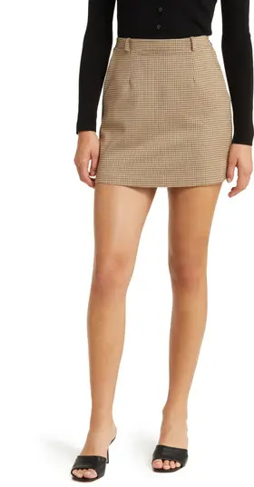 WAYF Newton Houndstooth Pencil Skirt | Nordstrom | Nordstrom