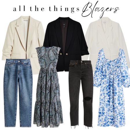 Goes with it all! Love a blazer over a dress and a blazer with a classic jean… perfect new looks to try 🫶🏻