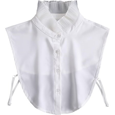 Municipal Ruffle Fake Turtleneck Collar Detachable False Collar Dickey Collar for Women Girls | Walmart (US)